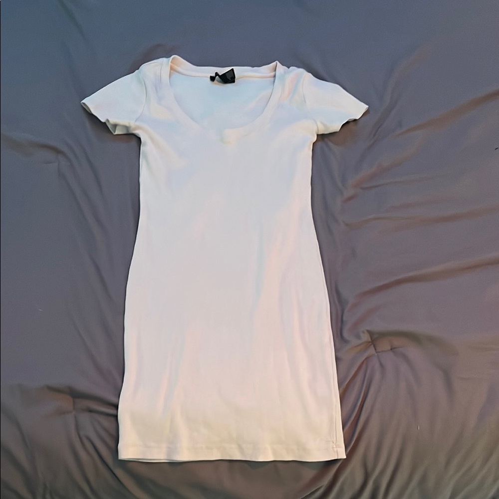 Forever 21 Cream Midi Dress
